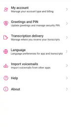 Visual Voicemail screenshot