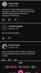 Visual Voicemail screenshot