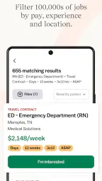 Vivian - Find Healthcare Jobs screenshot
