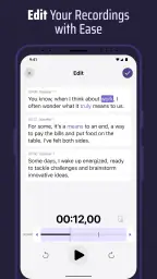 Voice & Transcribe - QuickVox screenshot