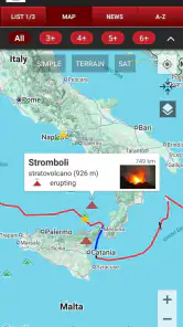 Volcanoes & Earthquakes screenshot