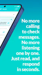 Voxist: read your voicemail screenshot