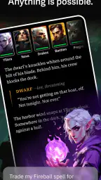 Voyage AI RPG Platform screenshot