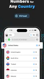 VSim: SMS Verification Code screenshot