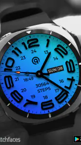 W6 Field Watch Face Wear OS 5+ screenshot