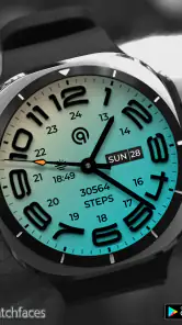 W6 Field Watch Face Wear OS 5+ screenshot