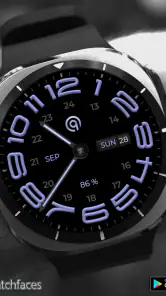 W6 Field Watch Face Wear OS 5+ screenshot