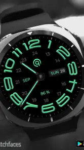 W6 Field Watch Face Wear OS 5+ screenshot
