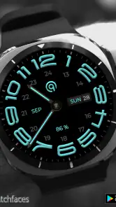 W6 Field Watch Face Wear OS 5+ screenshot
