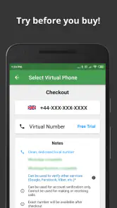 Wabi - Virtual Phone Number screenshot