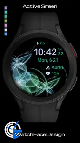 WaTchG008: Digital watch face screenshot
