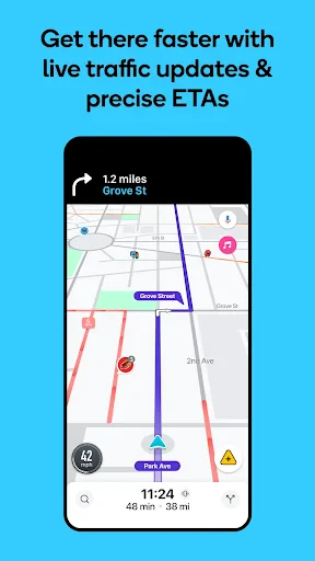 Waze Navigation & Live Traffic screenshot