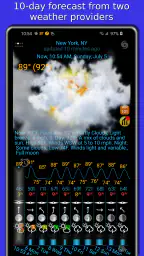 Weather app - eWeather HDF screenshot