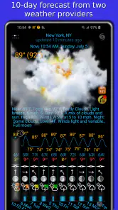 Weather app - eWeather HDF screenshot