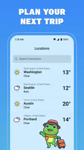 Weather Frog: Local Forecast screenshot