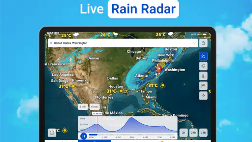 Weather & Rain Radar Forecast screenshot