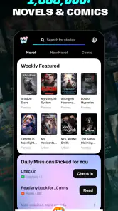 WebNovel screenshot
