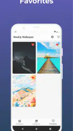 Weekly Wallpaper screenshot