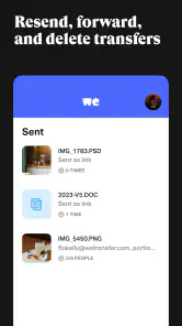 WeTransfer : File Transfer screenshot