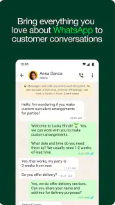 WhatsApp Business screenshot