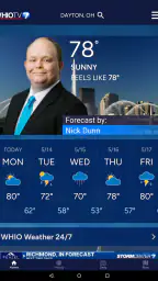 WHIO Weather screenshot