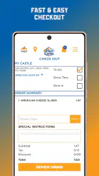 White Castle Online Ordering screenshot