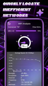 WiFi Link Analyzer screenshot