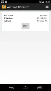 WiFi Pro FTP Server screenshot