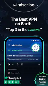 Windscribe: Fast & Secure VPN screenshot