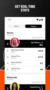 WNBA - Live Games & Scores screenshot