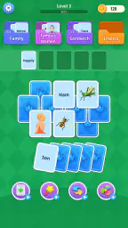 Word Card Sort: Solitaire screenshot