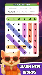Word Search Meow - Cat Puzzle screenshot