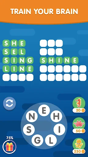 Word Search Sea: Finding Words screenshot