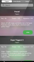 XME TRIGGERS screenshot