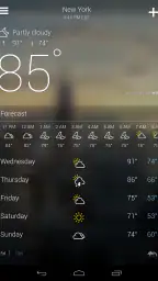 Yahoo Weather: Forecast & Maps screenshot