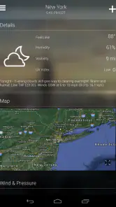 Yahoo Weather: Forecast & Maps screenshot