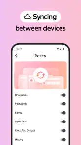 Yandex Browser with Alice AI screenshot