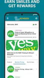Yesway & Allsup’s Rewards screenshot