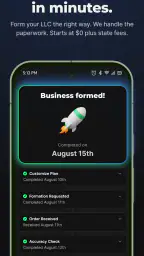 ZenBusiness: LLC Formation screenshot