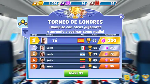 Airplane Chefs: Juegos Cocina screenshot