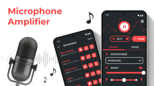 Amplificador de micrófono screenshot