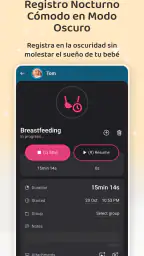 Baby Daybook Lactancia materna screenshot