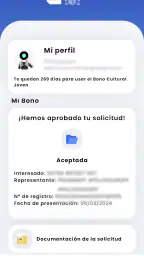Bono Cultural Joven 2026 screenshot