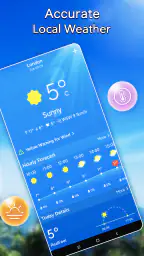 Clima local: widget de alerta screenshot