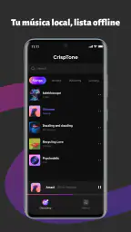 CrispTone: Música offline screenshot