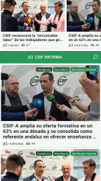 CSIF Andalucía screenshot