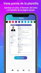 Currículum vítae Crear CV PDF screenshot