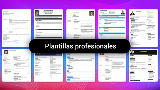 Currículum vítae Crear CV PDF screenshot