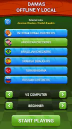 Damas: Online y Offline screenshot