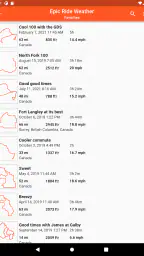 Epic Ride Weather screenshot